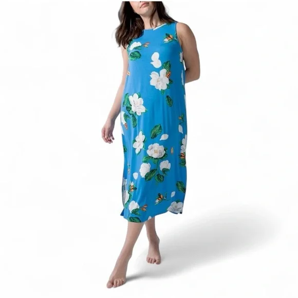 Soma Cool Nights Floral Lounge Dress - Picture 4 of 7